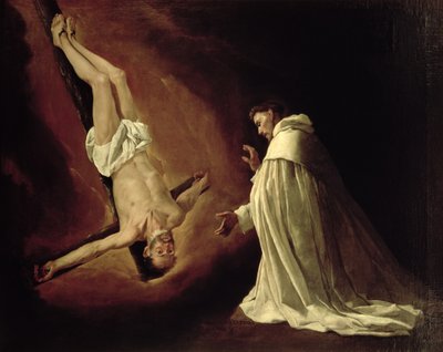 Appearance of St. Peter to St. Peter Nolasco by Francisco de Zurbaran